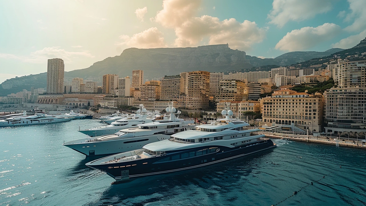 Backdrop of the 2023 Monaco Grand Prix