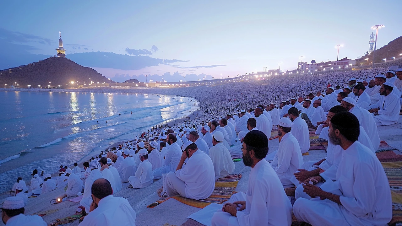 Muslim Pilgrims Gather at Mount Arafat for Hajj: A Spiritual Peak