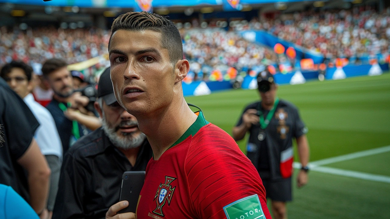 Portugal Manager Voices Concerns on Pitch Invaders Amid Cristiano Ronaldo's Popularity