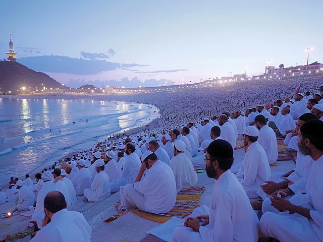 Muslim Pilgrims Gather at Mount Arafat for Hajj: A Spiritual Peak